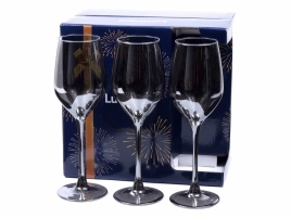 Набор бокалов стекло Luminarc "Celeste Shiny Graphite" 6шт 270мл д/вина