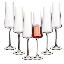 Набор бокалов стекло "BOHEMIA" "Экстра" 6шт 210мл д/шампанского