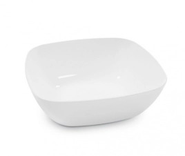 Салатник пластм. "Квадро" 160х160х55мм белый