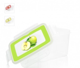 Контейнер д/прод. пластм. "Лок декор" 0,75л 165х116х65мм д/микров.печи