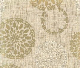 Клеёнка на неткан.основе МАЖОР "Фантазия" бежевая шир.1,35м