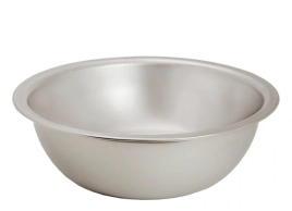 Таз нерж.12л d396мм, выс.130мм, толщ.стали 0,8мм