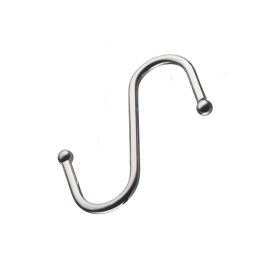 Крючок д/рейлинга d16мм металл. хромир.