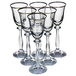 Набор бокалов стекло "BOHEMIA" "Анжела" 6шт 60мл