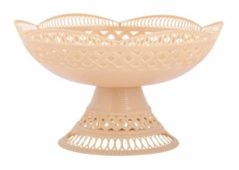 Ваза пластм. на ножке "Семь злаков" d240мм выс.140мм