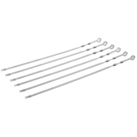 Шампуры стальные.  Набор 6шт. дл.60 см в блистере BOYSCOUT