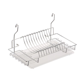 Сушилка д/посуды навесная д/рейлинга d16мм металл. хромир. 44х25,8см