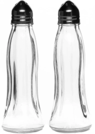 Набор для специй стекло Pasabahce "Блэк Энд Уайт" 2пр. 40мл