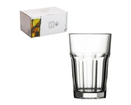 Набор стаканов стекло Pasabahce "Касабланка" 6шт 355мл д/коктейля