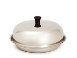 Масленка нерж. круглая d11см