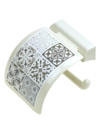 Держатель д/туалетной бумаги пластм. ДЕКО