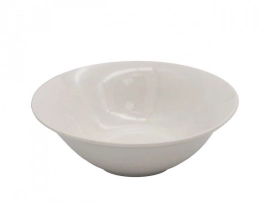 Салатник фарфор. 400мл d15см Белый без рисунка