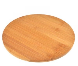 Доска разделочная дерев. (бамбук) круглая d260х9мм "VETTA"