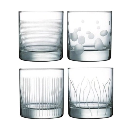 Набор стаканов стекло Luminarc "Лаунж клаб" 4шт 300мл низкие