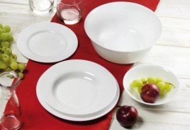 Тарелка стекло Luminarc "Every Day" глуб. d22см Белый