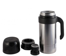 Термос нерж. "АМЕТ" 1,25л "Турист-Н" Универс.: Узкое/Широкое горло