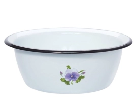 Миска эмалированная 1,5л d202мм с деколью