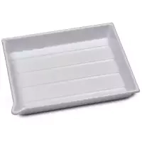 Кюветка пластмассовая 100*200мм белая B.W. DECOR