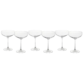 Набор бокалов стекло "BOHEMIA" "Меган" 6шт 290мл д/сладк.шамп.- креманка