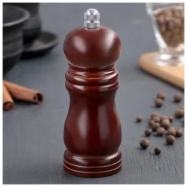 Мельница для специй "Дуновение леса" 15,5*5 см, коричневое дерево