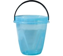 Ведро пластм. 10л с Крышкой, д/пищевых продуктов, "лайт" Прозрачное