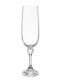 Набор бокалов стекло "BOHEMIA" "Джулия" 6шт 180мл д/шамп.