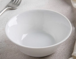 Салатник фарфор. 200мл, d11см Белый без рисунка