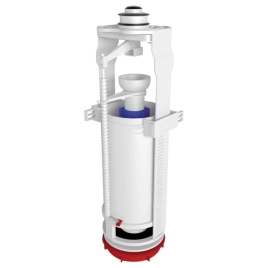 Арматура бачка (БЕЗ КЛАПАНА) кнопка/хром