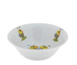 Салатник фарфор. 360мл d14см с рис."Пчелы"
