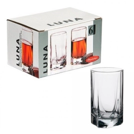 Набор стаканов стекло Pasabahce "Луна" 6шт 60мл