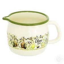 Кружка эмалированная "молочник" 0,8л 