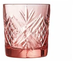 Набор стаканов стекло Luminarc "Зальцбург" 3шт 300мл низкий, розовый