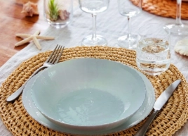 Тарелка стекло Luminarc "Ammonite Granit" глуб. d21см Серый