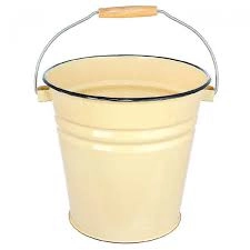 Ведро эмалированное 12л d280мм конусное, без крышки, без деколи