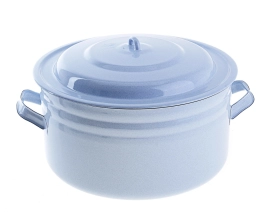 Бак эмалированный 18л d360мм с Крышкой, без деколи