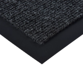 Коврик 60*90 см влаговпитывающий ребристый черный "TRIP" "VORTEX"