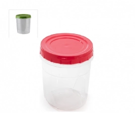 Банка для продуктов пластм. с закруч.кр. 0,5л