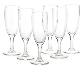 Набор бокалов стекло Luminarc "Elegance" 6шт 170мл д/шамп.