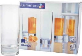 Набор стаканов стекло Luminarc "Islande" 6шт 330мл