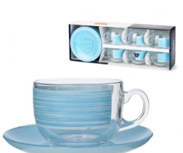 Набор чайный стекло Luminarc 12пр/6перс. "Brushmania Mania"