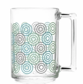 Кружка стекло Luminarc "Fitness" 320мл круги