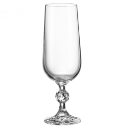 Набор бокалов стекло "BOHEMIA" "Клаудия" 6шт 180мл д/шамп.