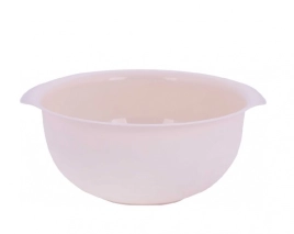 Чаша пластм. 4,0л d260мм выс.115мм "Классик" Бежевый
