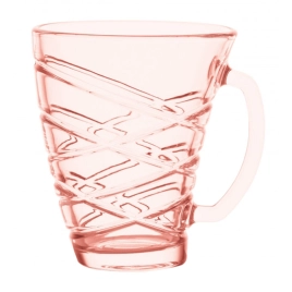 Кружка стекло Luminarc "Shape Elanor Pink" 320мл