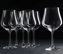 Набор бокалов стекло "BOHEMIA" "Тулипа" 6шт 600мл д/вина