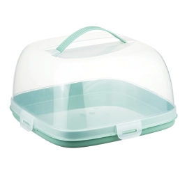 Тортница пластм. с защелками 280х280х150мм IDEA