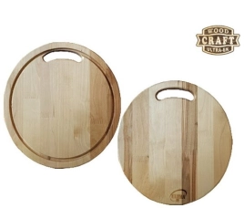 Доска разделочная дерев. (берёза) круглая d290х18мм