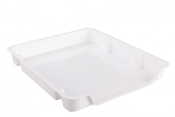 Поддон-лоток д/заморозки продуктов пластм. штабел. 347х290мм в.б.43мм фото 1