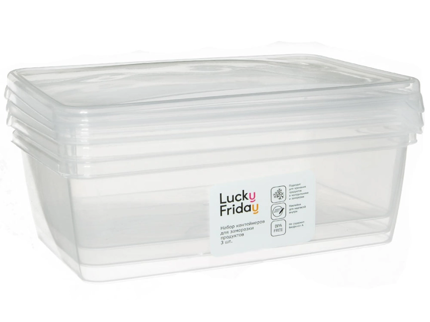 Набор контейнеров д/прод. пластм. с кр. 3шт х 0,45л "Frozen" фото 1