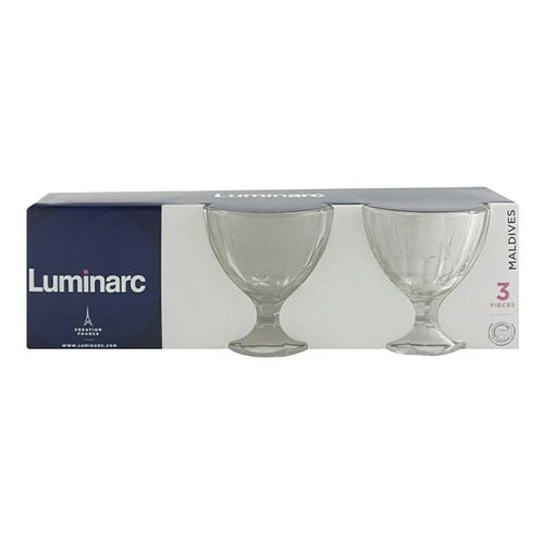 Набор креманок стекло Luminarc "Maldives" 3шт 300мл фото 2